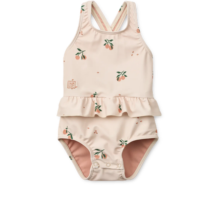 Liewood Amara UV Baby Badpak | Peach / Sea Shell