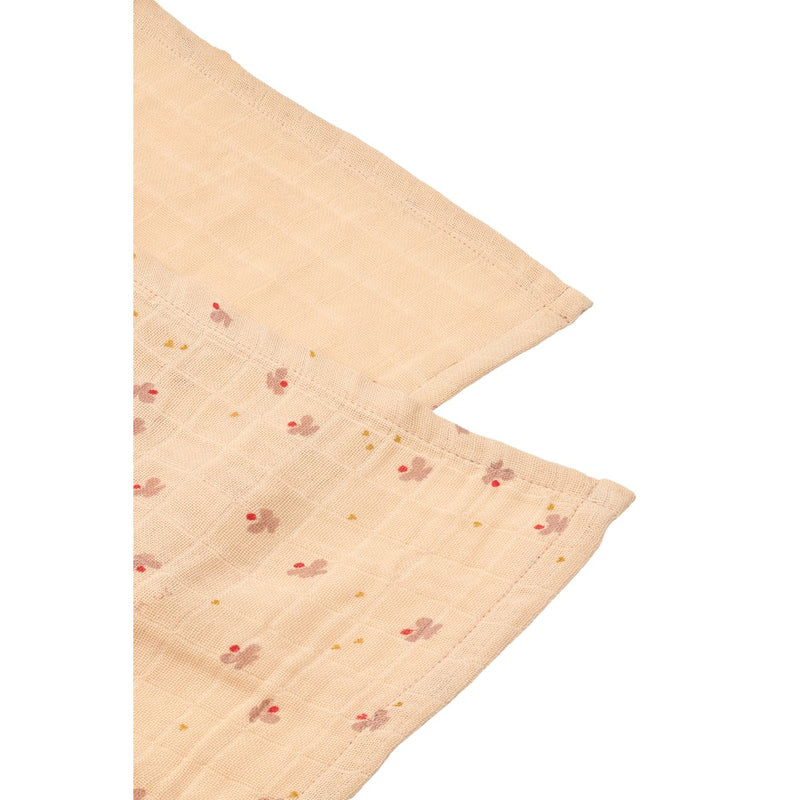 Liewood Lewis Hydrofiele Doeken 2-Pack | Mini Butterfly / Apple Blossom Mix