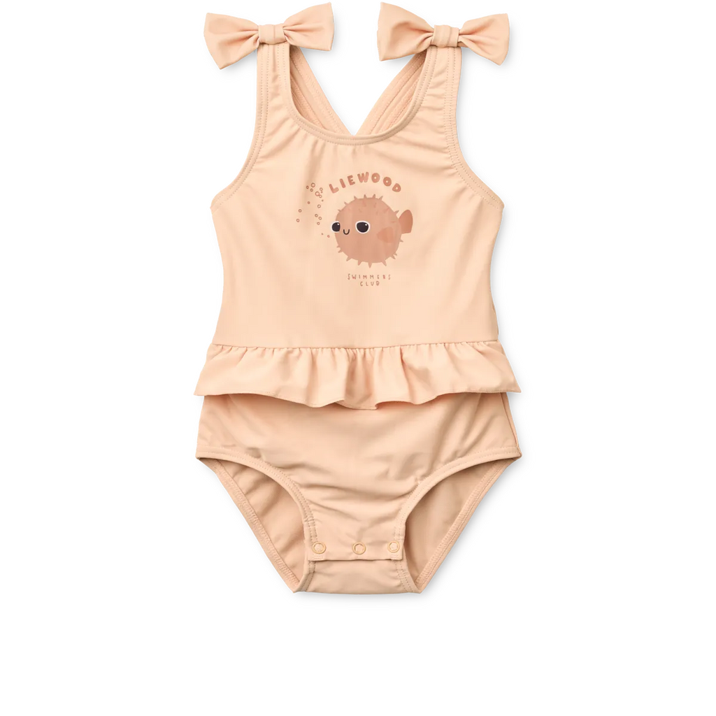 Liewood Amara UV Baby Badpak | Apple Blossom