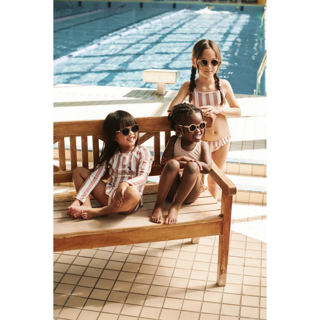 Liewood Dagny Swim Set | Coral Blush / Creme de la Creme Stripe