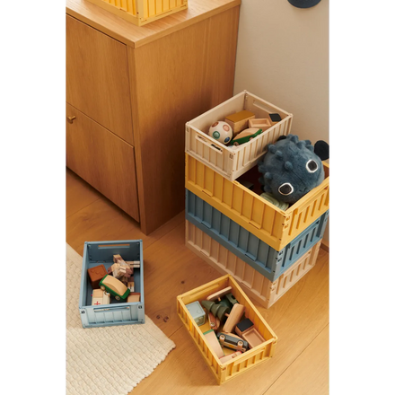 Liewood Weston Storage Box S 2-Pack | Lemon Yellow