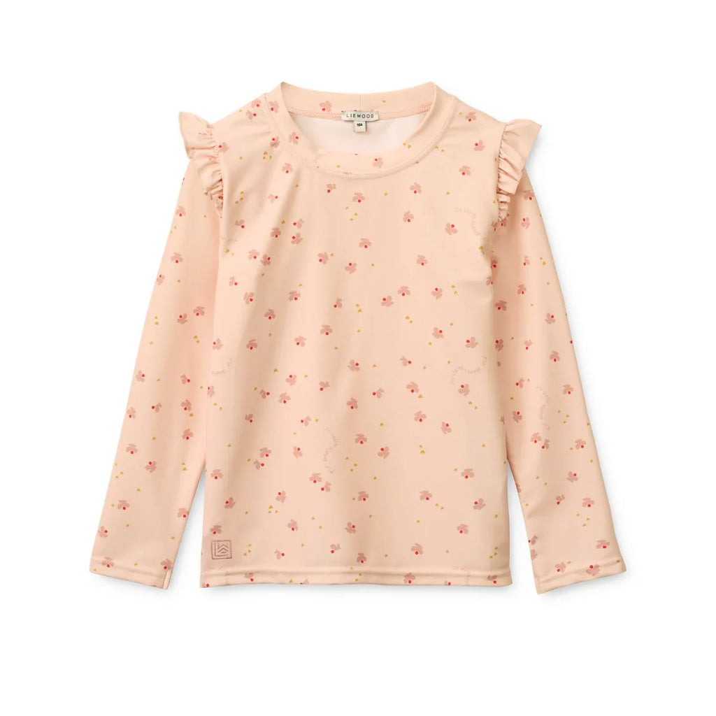 Liewood Tenley Zwem t-shirt | Mini Butterfly / Apple Blossom
