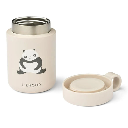 Liewood Kiani Food Jar | Panda / Sandy