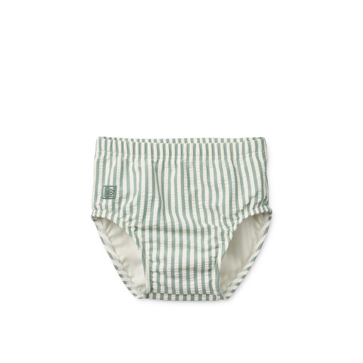 Liewood Anthony Baby Seersucker Zwembroek | Peppermint / Sandy