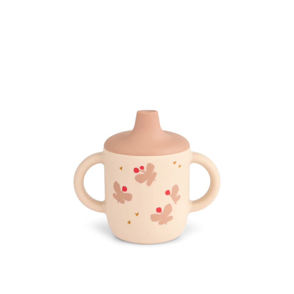 * Liewood Neil Sippy Cup | Butterfly / Apple Blossom