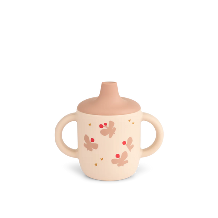 * Liewood Neil Sippy Cup | Butterfly / Apple Blossom