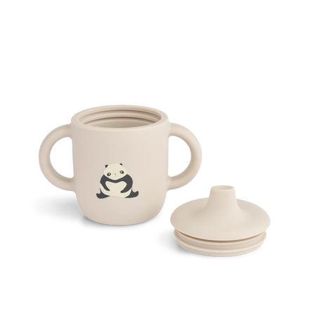 * Liewood Neil Sippy Cup | Panda / Sandy
