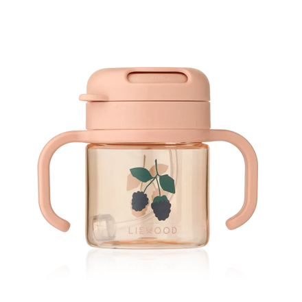 Liewood Kai Oefen Drinkbeker Met Rietje | Berry / Pale Tuscany