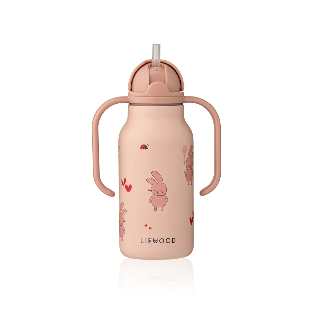 Liewood Kimmie RVS Drinkfles 250ml | Wild child / Rosey