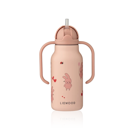 Liewood Kimmie RVS Drinkfles 250ml | Wild child / Rosey