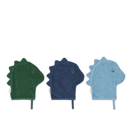 Liewood Sylvester Washandjes 3st | Beach blue mix