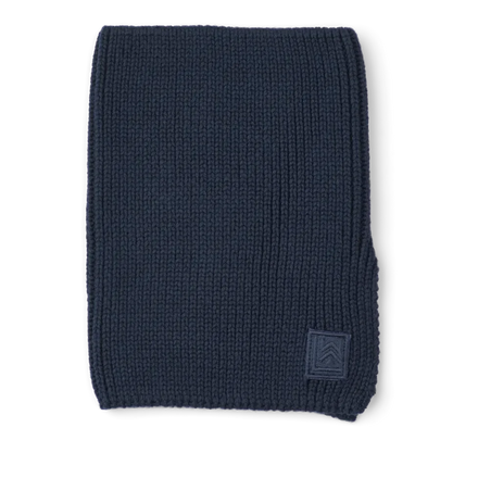 Liewood Mathias Neckwarmer in Classic Navy, gebreide nekwarmer met hoge kraag voor kinderen