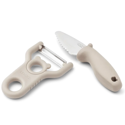 Liewood Pertense Peeler & Knife Set | Sandy