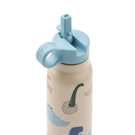 Liewood Falk Drinkfles 350ml | Butterfly / Dino roar / Sandy