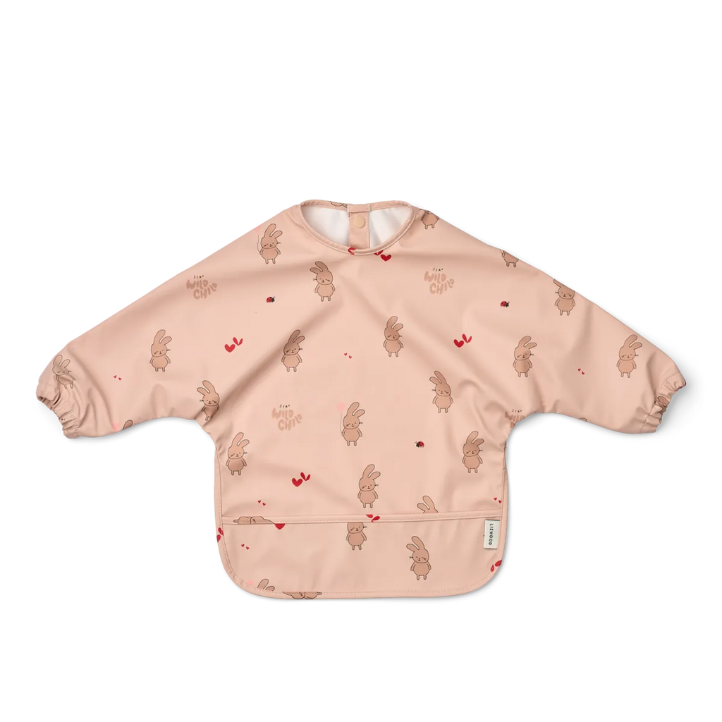 Liewood Merle Afwasbare Slab Met Mouwen | Wild child / Rosey