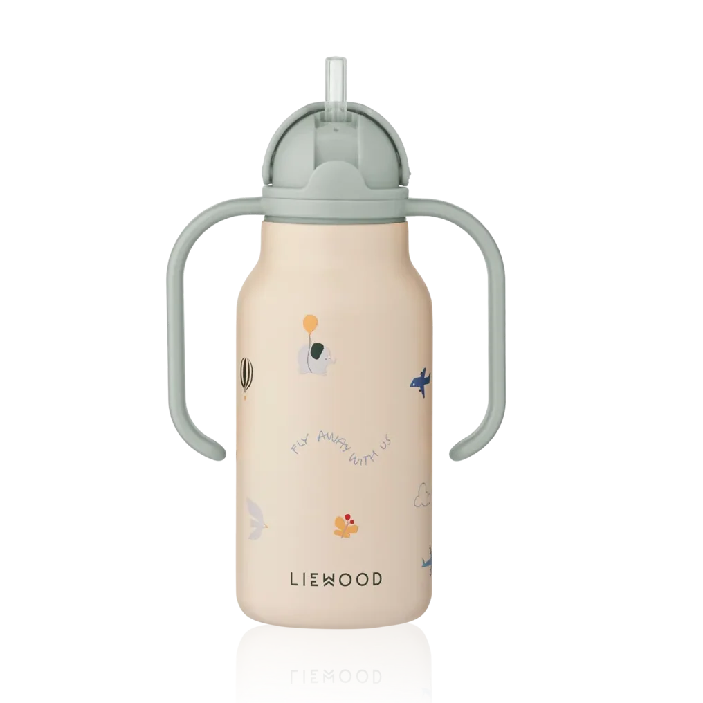 Liewood Kimmie RVS Drinkfles 250ml | Flying / Sandy