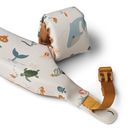 Liewood Darko Puddle Jumper Printed Zwemgordel | Sea Creature / Sandy