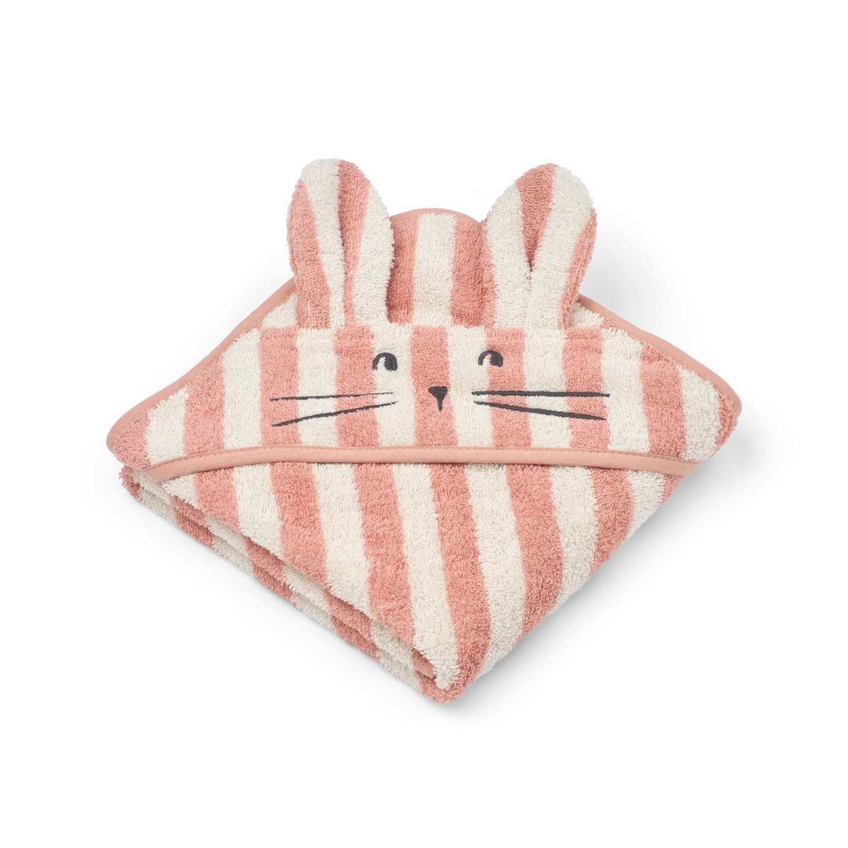 Liewood Albert Badcape | Coral Blush / Creme de la Creme