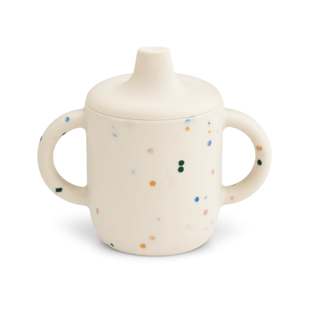 Liewood Neil Sippy Drinkbeker | Splash Dots / Sea Shell