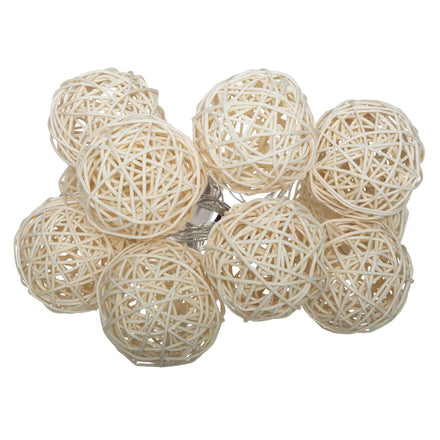 Atmosphera Lichtslinger 10 Stuks | Rattan