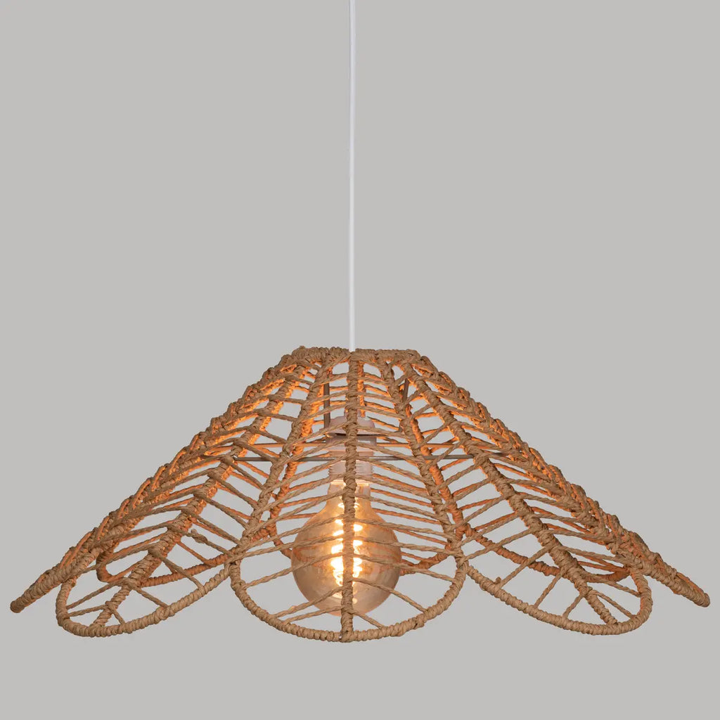 Atmosphera Folk Beige Pendant Lampenkap 58cm