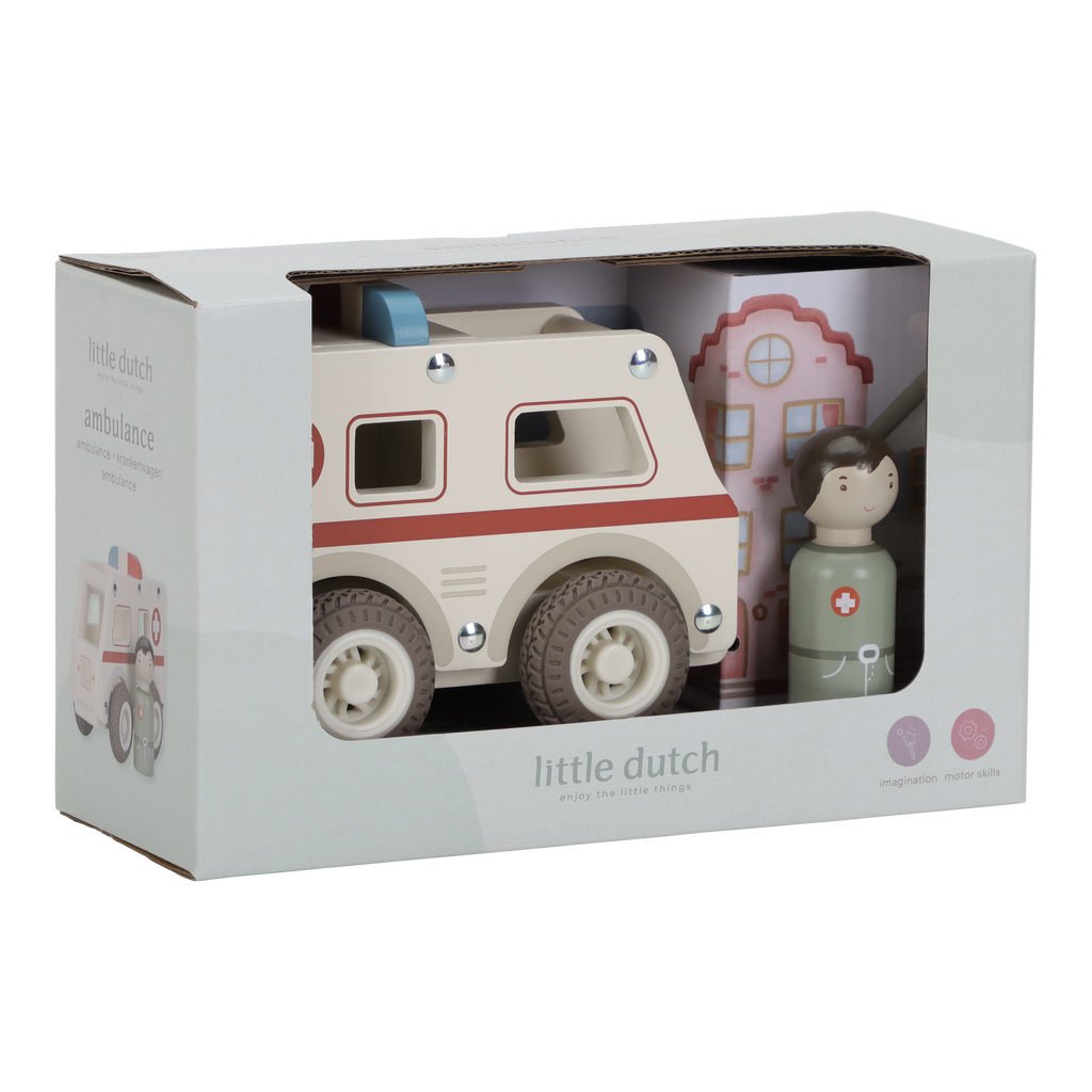Little Dutch Houten Ambulance