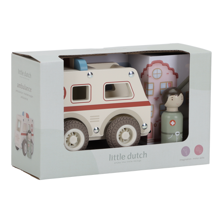 Little Dutch Houten Ambulance