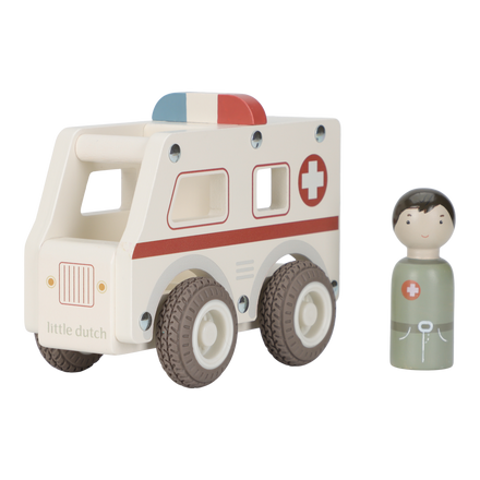 Little Dutch Houten Ambulance