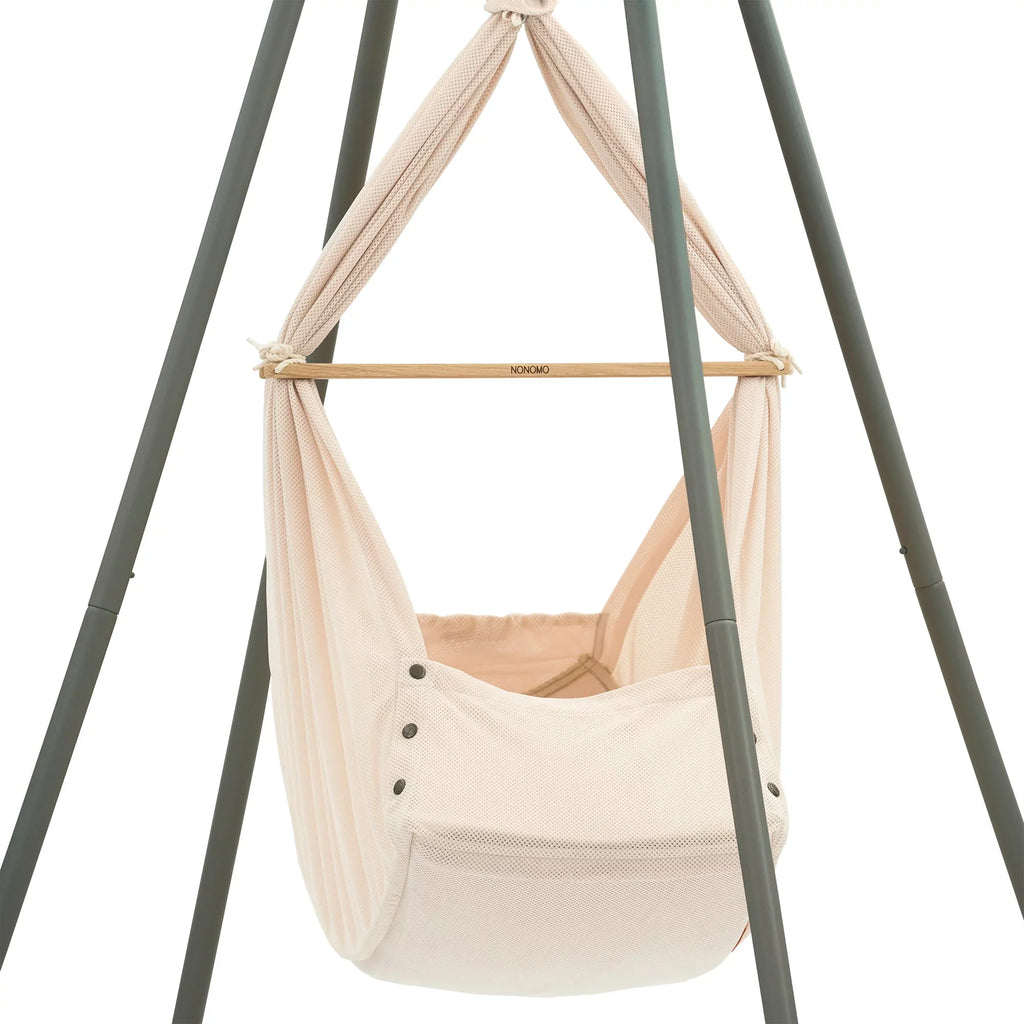 Nonomo Heavenly Dreams Baby Premium Wieg Almond + Move + Tipi Antraciet