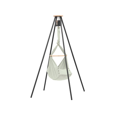 Nonomo Heavenly Dreams Baby Premium Wieg Olive + Move + Tipi Stand (stokken) Antraciet