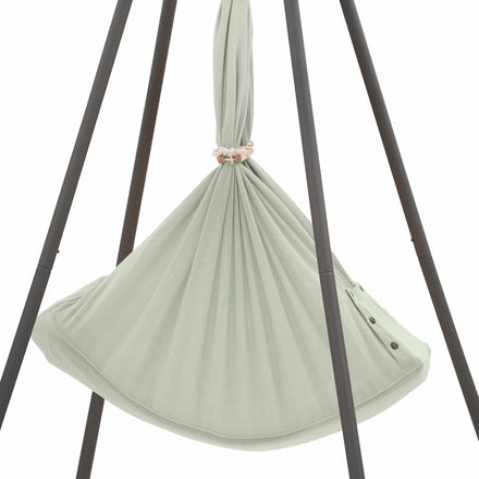 Nonomo Heavenly Dreams Baby Premium Wieg Olive + Move + Tipi Stand (stokken) Antraciet