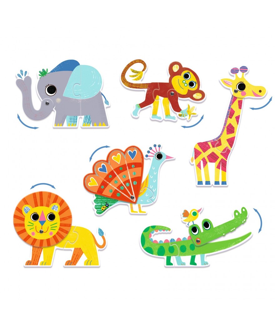 Djeco Puzzel Duo | Articulo Animals