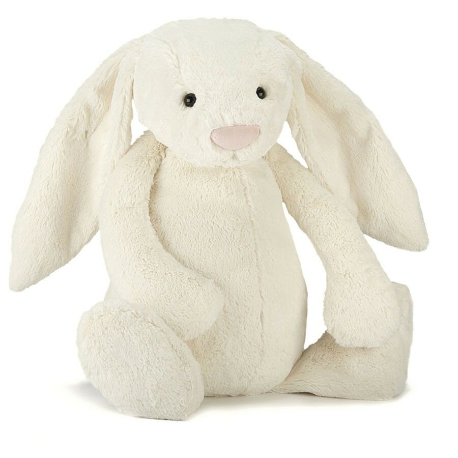 Jellycat Knuffel Large Bashful Cream Bunny | Wit