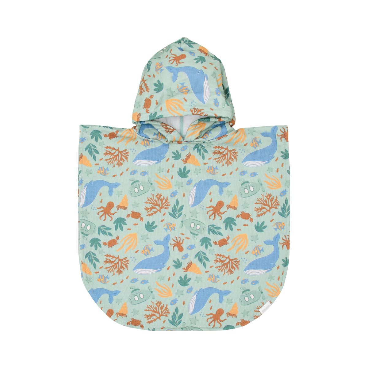 Little Dutch Strandponcho | Ocean World Multicolour