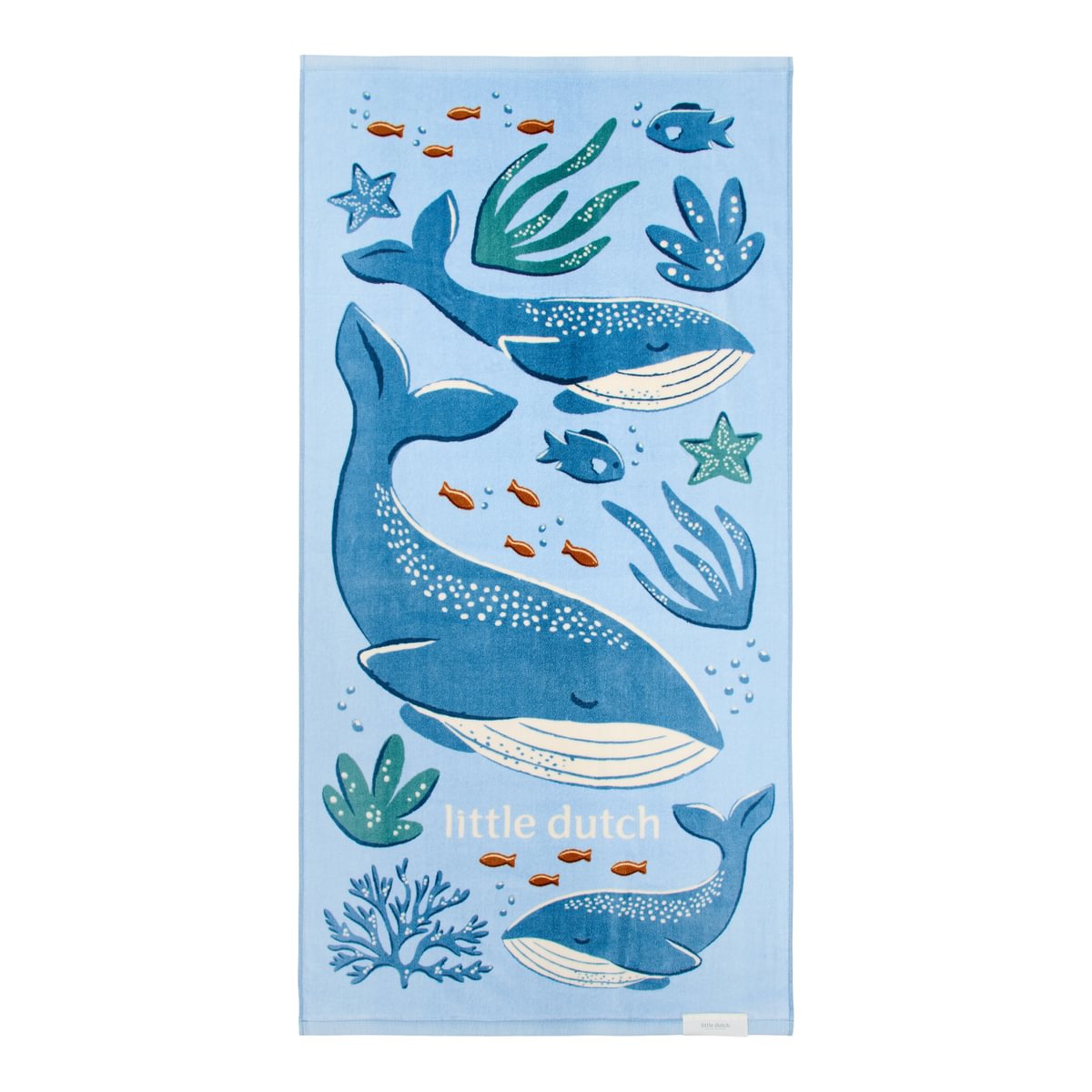 Little Dutch Strandhanddoek 60x120 | Ocean World Blue