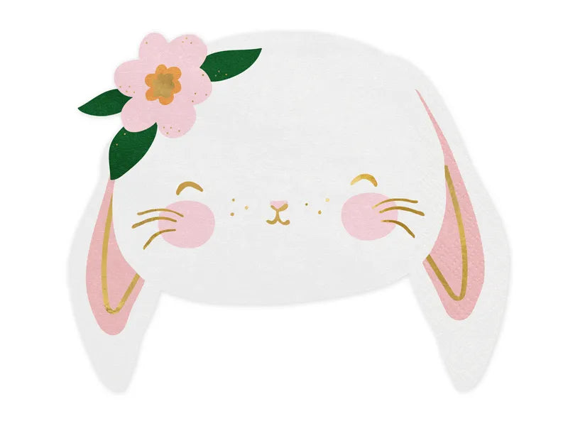 Party Deco Servetten Konijntjes 20st 14,5x12cm