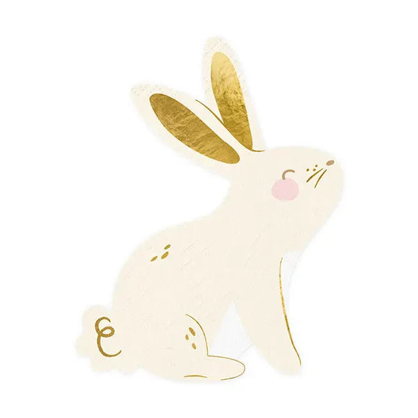 Party Deco Servetten Konijntjes 20st 12,5x16cm