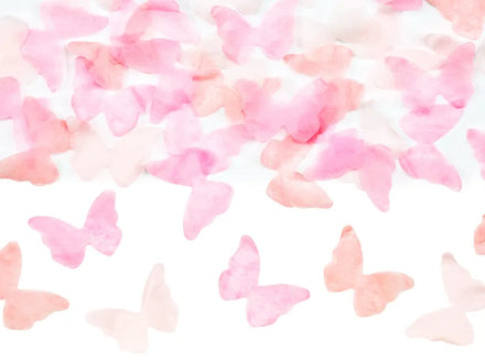 Party Deco Confetti Kanon 20cm | Pink Butterflies