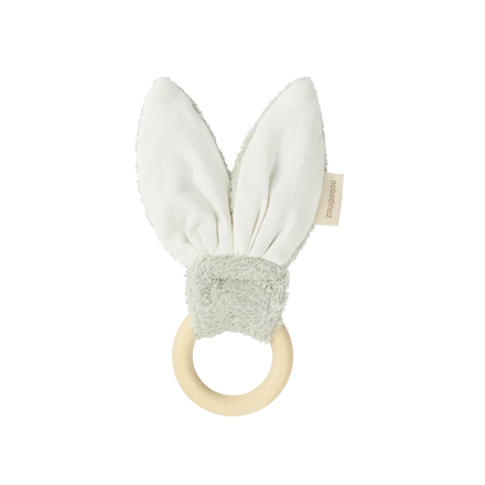 Nobodinoz Bunny Bijtring 7cm | Sage Green