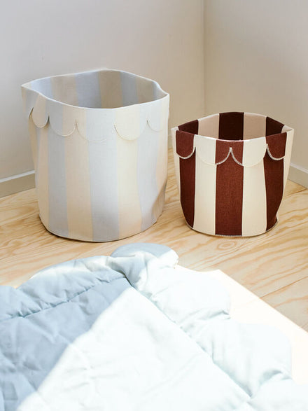 Childhome Opbergmandje 20x25 cm | Biscuit Dreams Burgundy