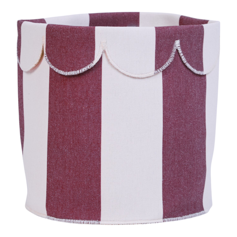 Childhome Opbergmandje 20x25 cm | Biscuit Dreams Burgundy