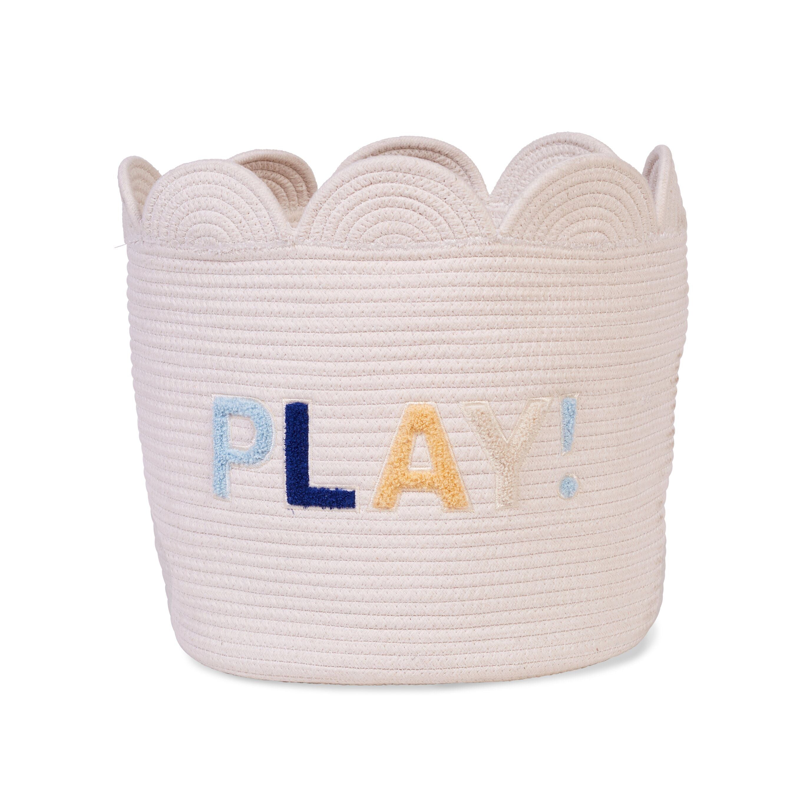 Childhome Opbergmand 35x35x35cm | Bloem Ecru