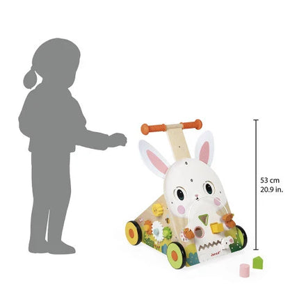 Janod Houten Loopwagen | Rabbit