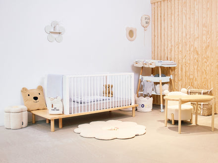 Childhome Set Van 3 Hangmandjes | Teddy Ecru
