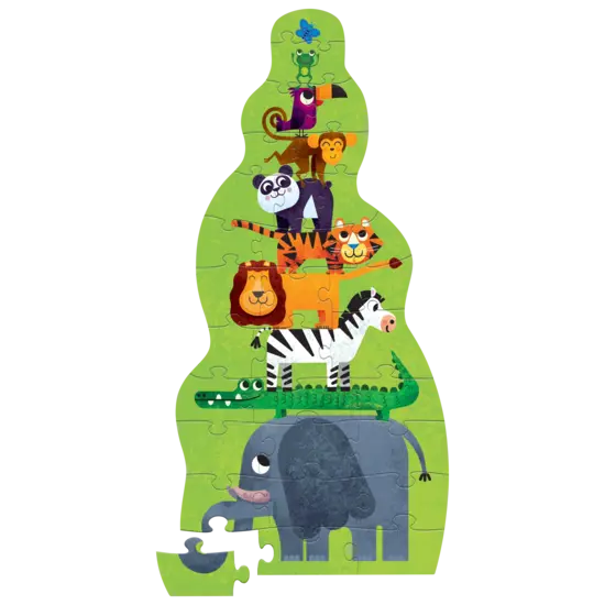 Crocodile Creek Tall Puzzel 30ST | Jungle