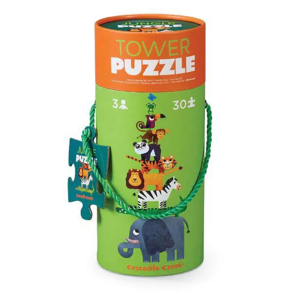 Crocodile Creek Tower Puzzel 30ST | Animals