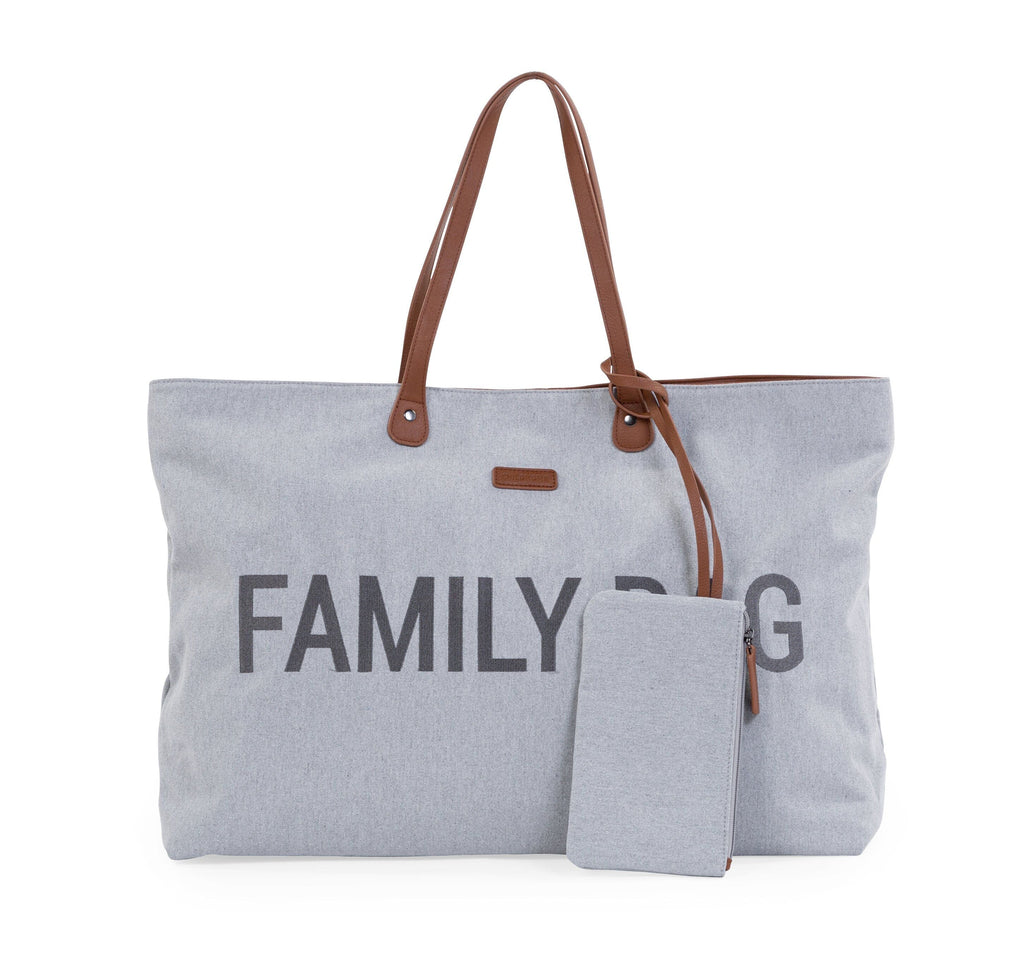 Childhome weekendtas XL Family Bag | Canvas Grijs