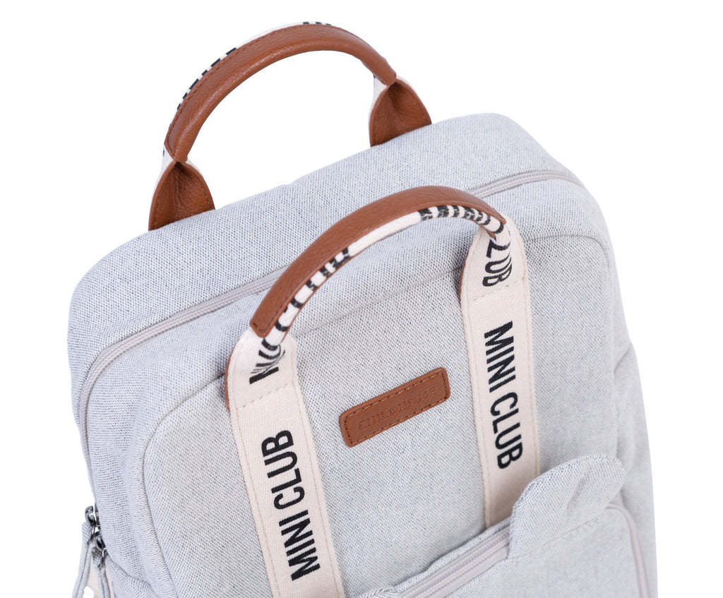 Childhome Rugzakje Kids Mini Club | Signature Canvas Off White