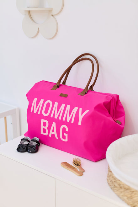 Childhome Weekendtas Mommy Bag Verzorgingstas | Pop Pink