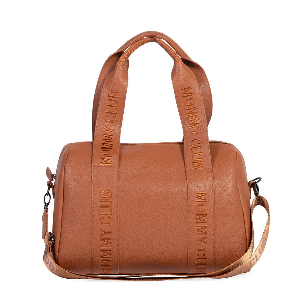 Childhome Mommy Club Signature Luiertas | Simili Leather Brown